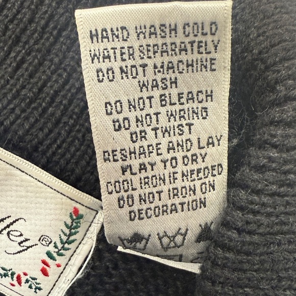 Sarah Bentley Christmas Zip Up Cardigan Trees Gifts Beads Embroidered Medium - Picture 6 of 10